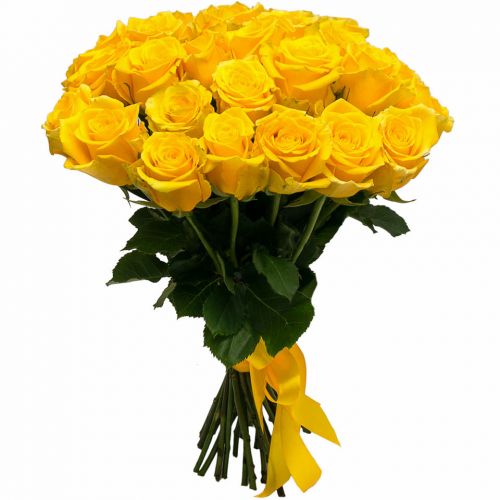 Заказать 31-у желтую розу с доставкой по Нижнему Новгороду